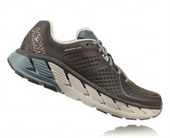 HOKA|Men's Gaviota Leather Charcoal / Tradewinds