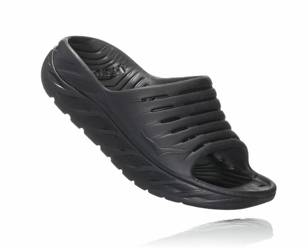 HOKA|Women's ORA Recovery Slide Black / Black
