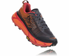 HOKA|Women's EVO Mafate 2 Black / Poppy Red