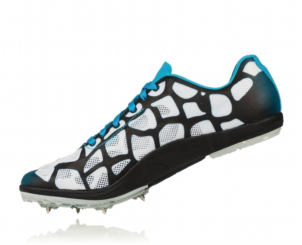 HOKA|Men's Rocket LD White / Cyan