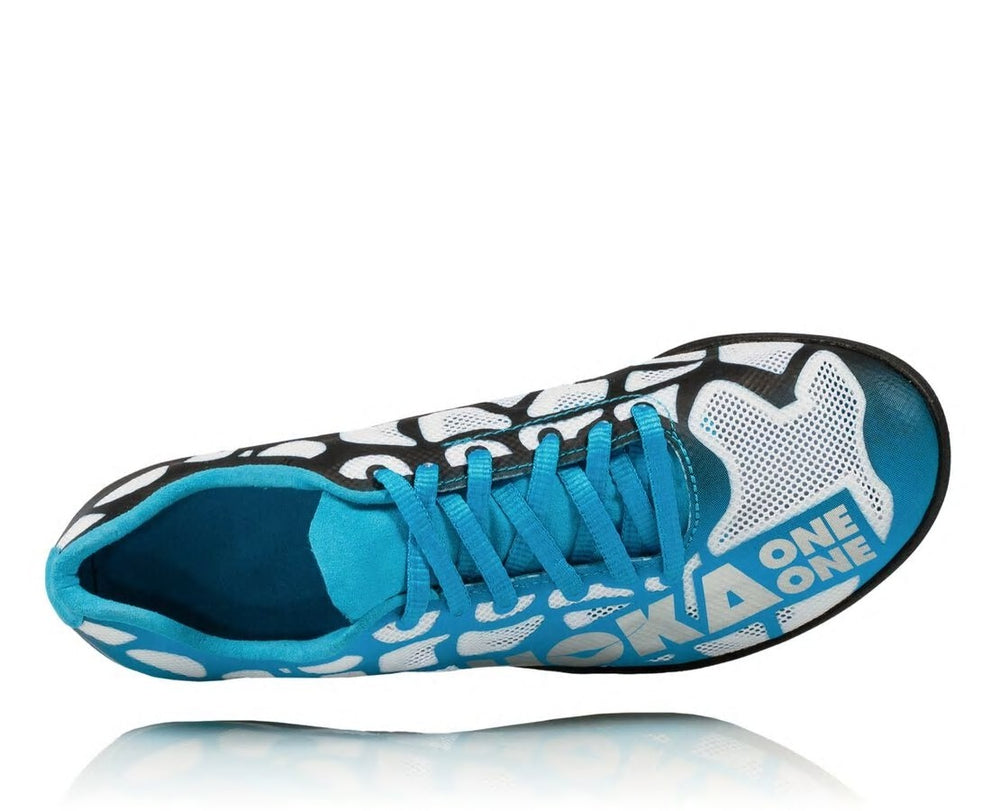 HOKA|Men's Rocket LD White / Cyan