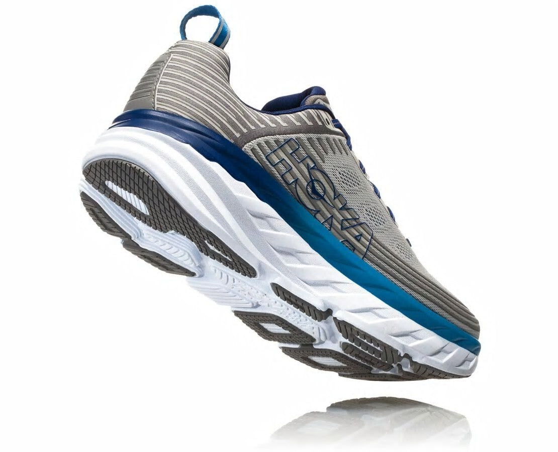 HOKA|Men's Bondi 6 Vapor Blue / Frost Gray