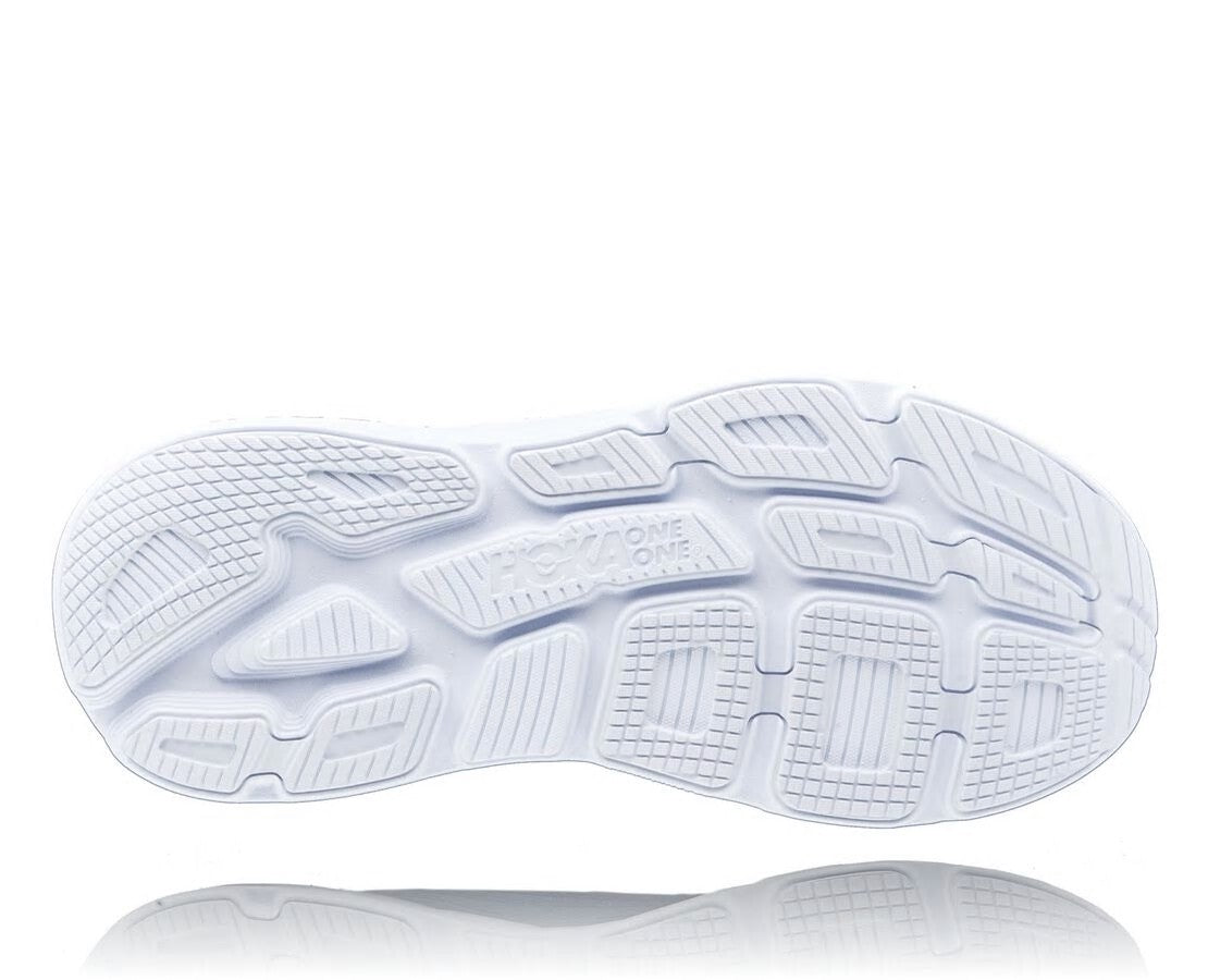 HOKA|Men's Bondi 6 White / White Reflective