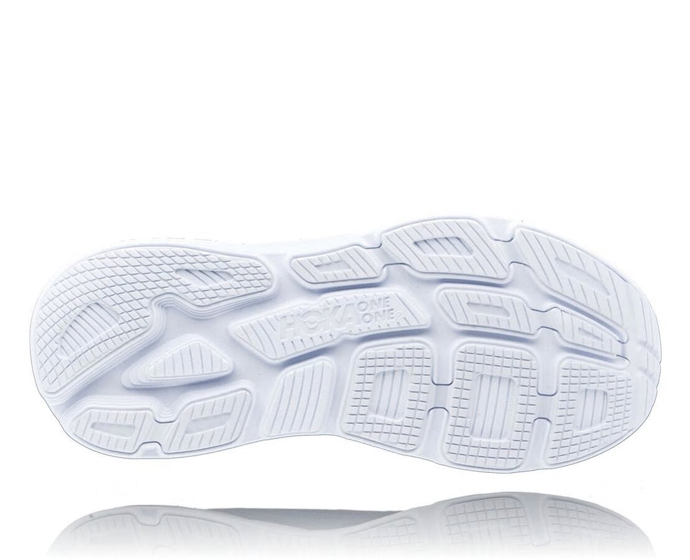 HOKA|Men's Bondi 6 White / White Reflective