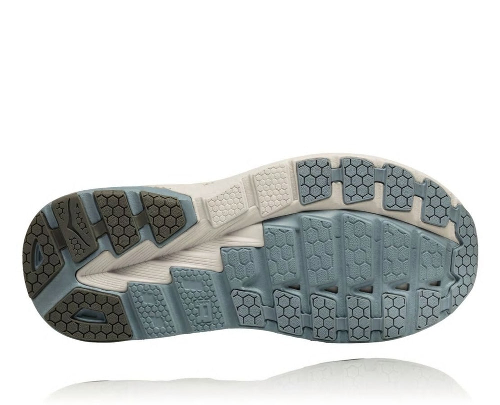 HOKA|Men's Gaviota Leather Charcoal / Tradewinds