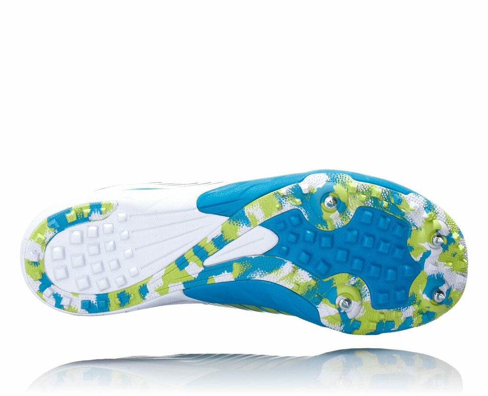 HOKA|Men's EVO XC Spike Cyan / Citrus
