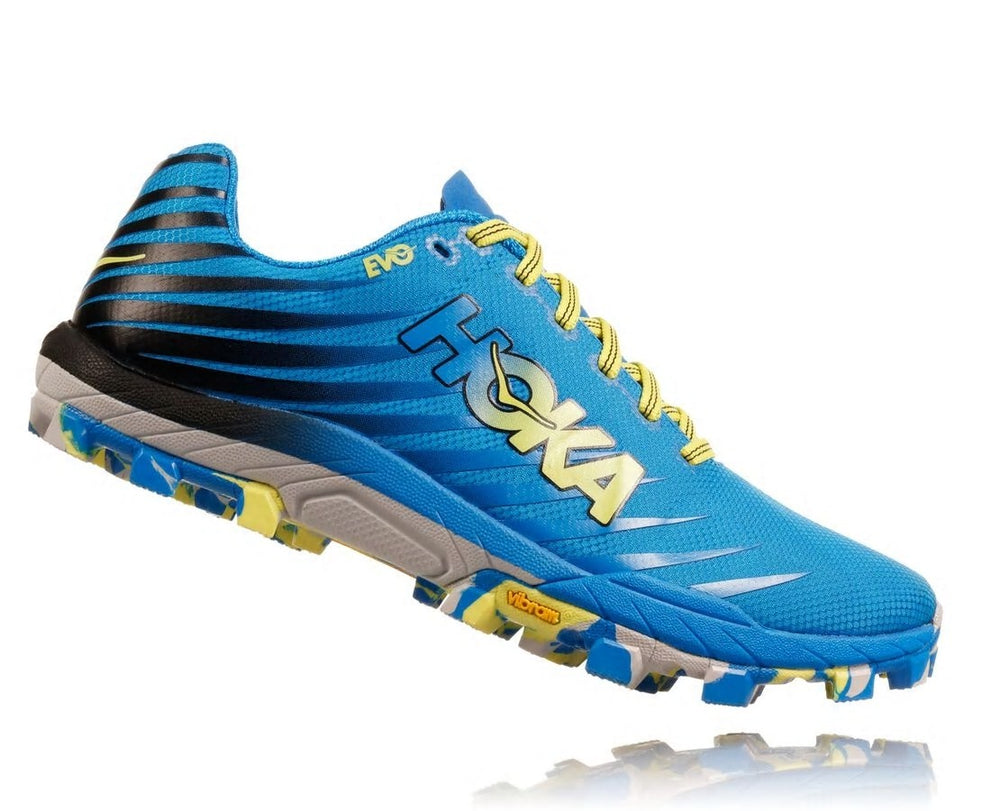 HOKA|Women's EVO Jawz Cyan / Citrus