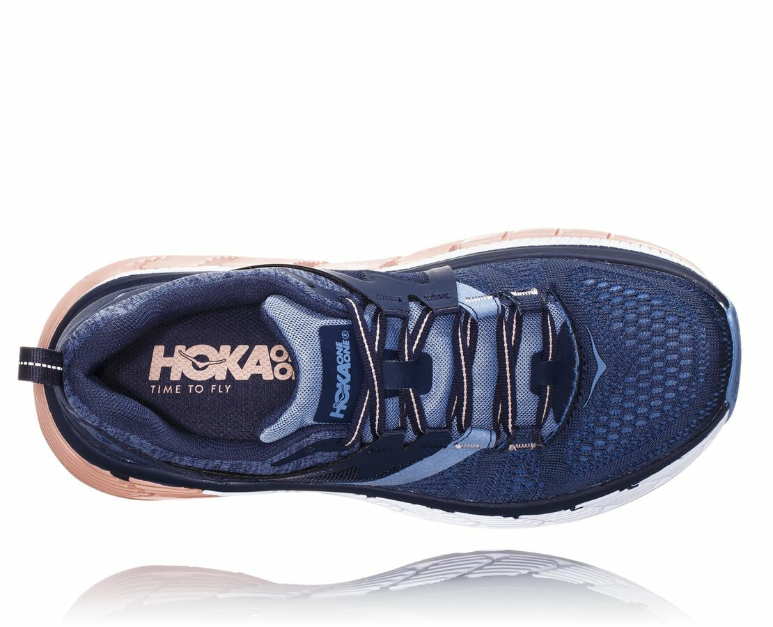 HOKA|Women's Gaviota 2 Mood Indigo / Dusty Pink