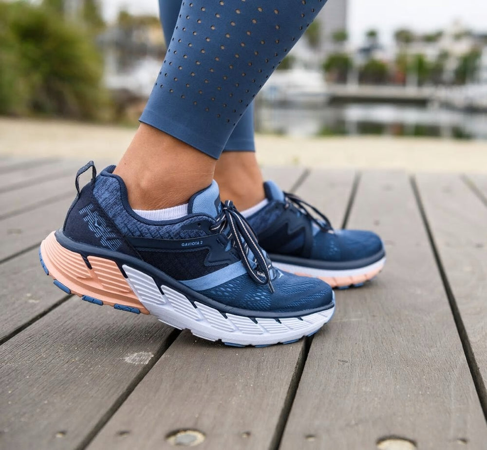 HOKA|Women's Gaviota 2 Mood Indigo / Dusty Pink