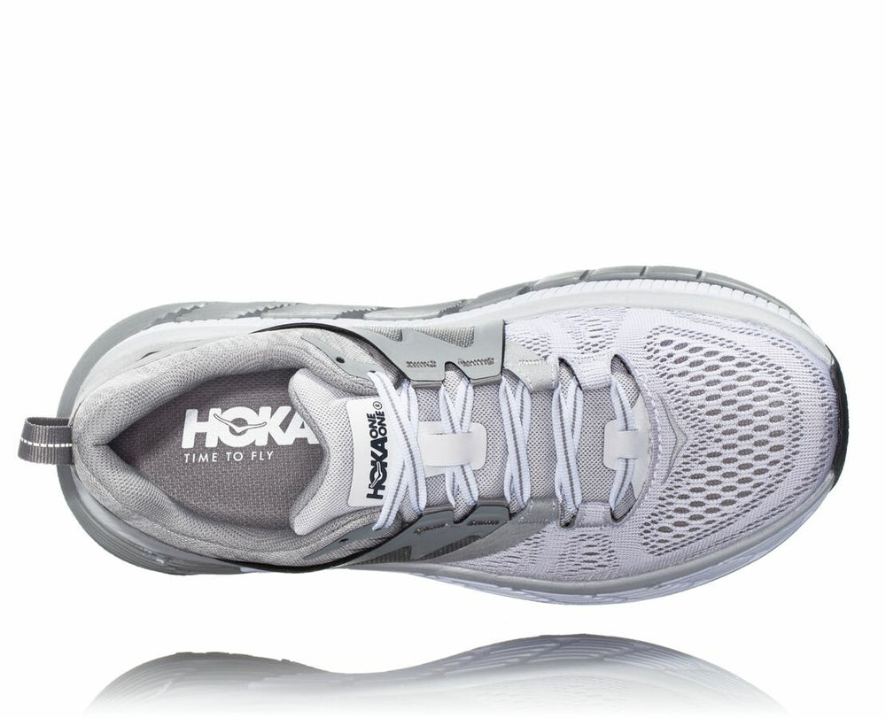HOKA|Women's Gaviota 2 White / Drizzle