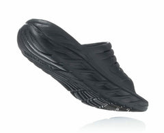 HOKA|Men's ORA Recovery Slide Black / Black