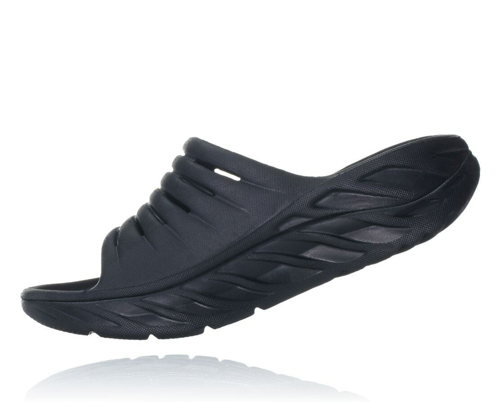 HOKA|Men's ORA Recovery Slide Black / Black