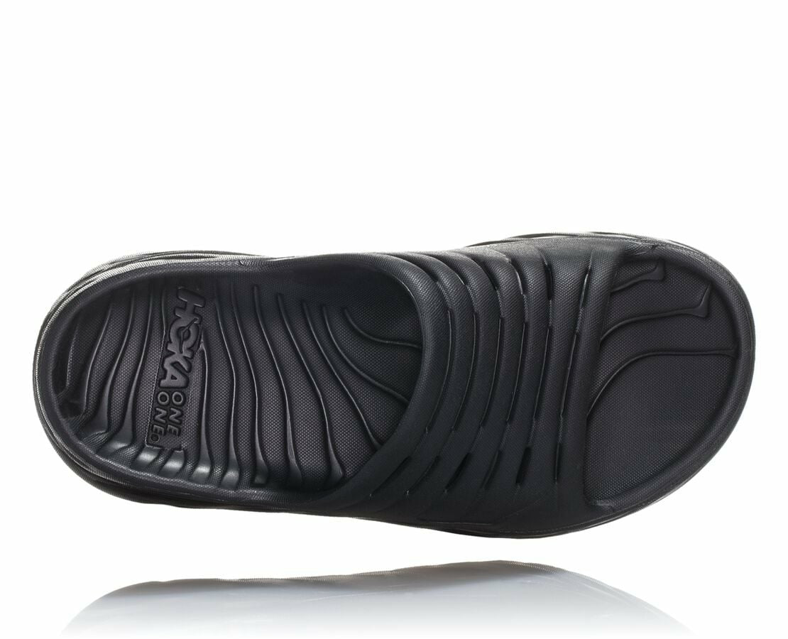 HOKA|Men's ORA Recovery Slide Black / Black