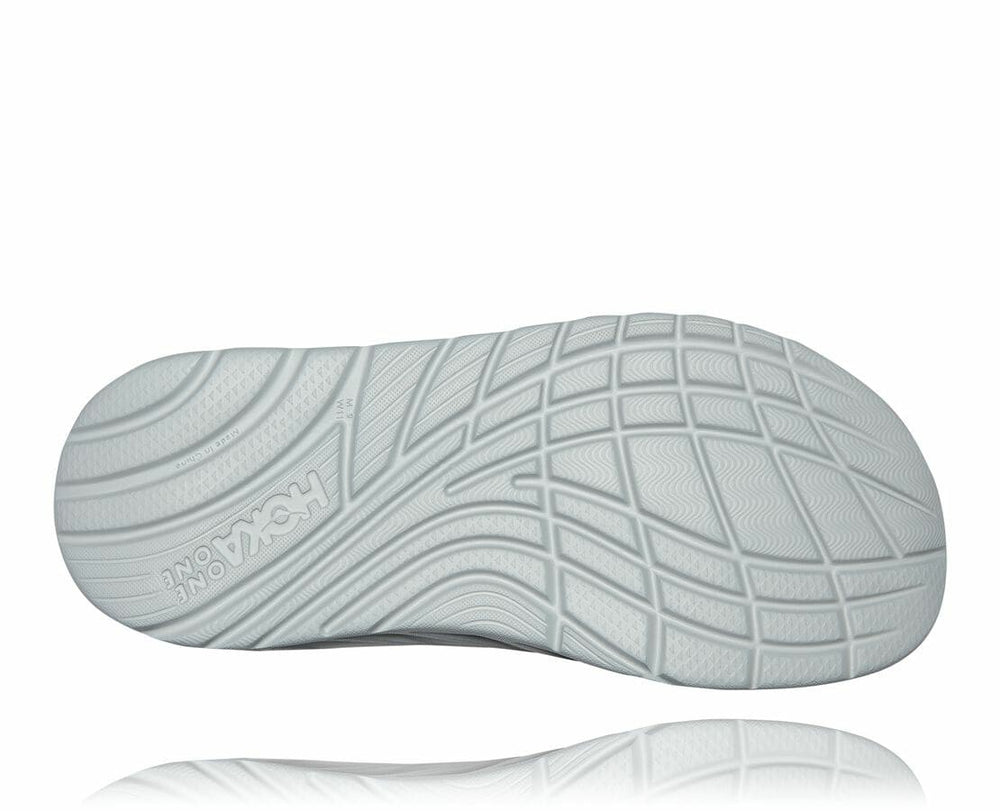HOKA|Men's ORA Recovery Flip Blazing Orange / Lunar Rock