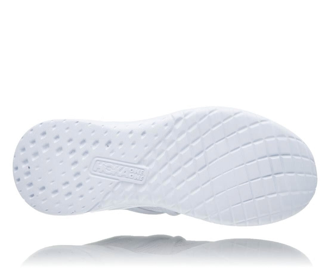 HOKA|Women's Tivra White / Nimbus Cloud