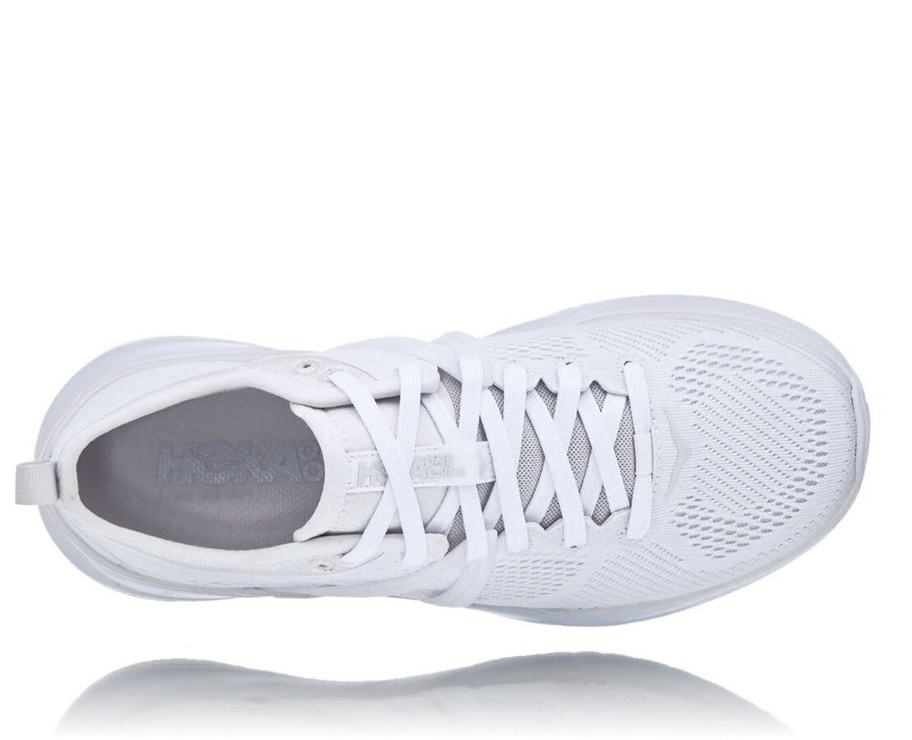 HOKA|Women's Tivra White / Nimbus Cloud