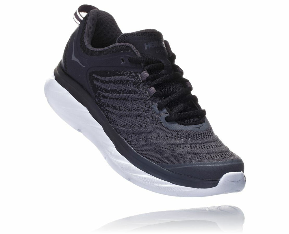 HOKA|Women's Akasa Black / Dark Shadow