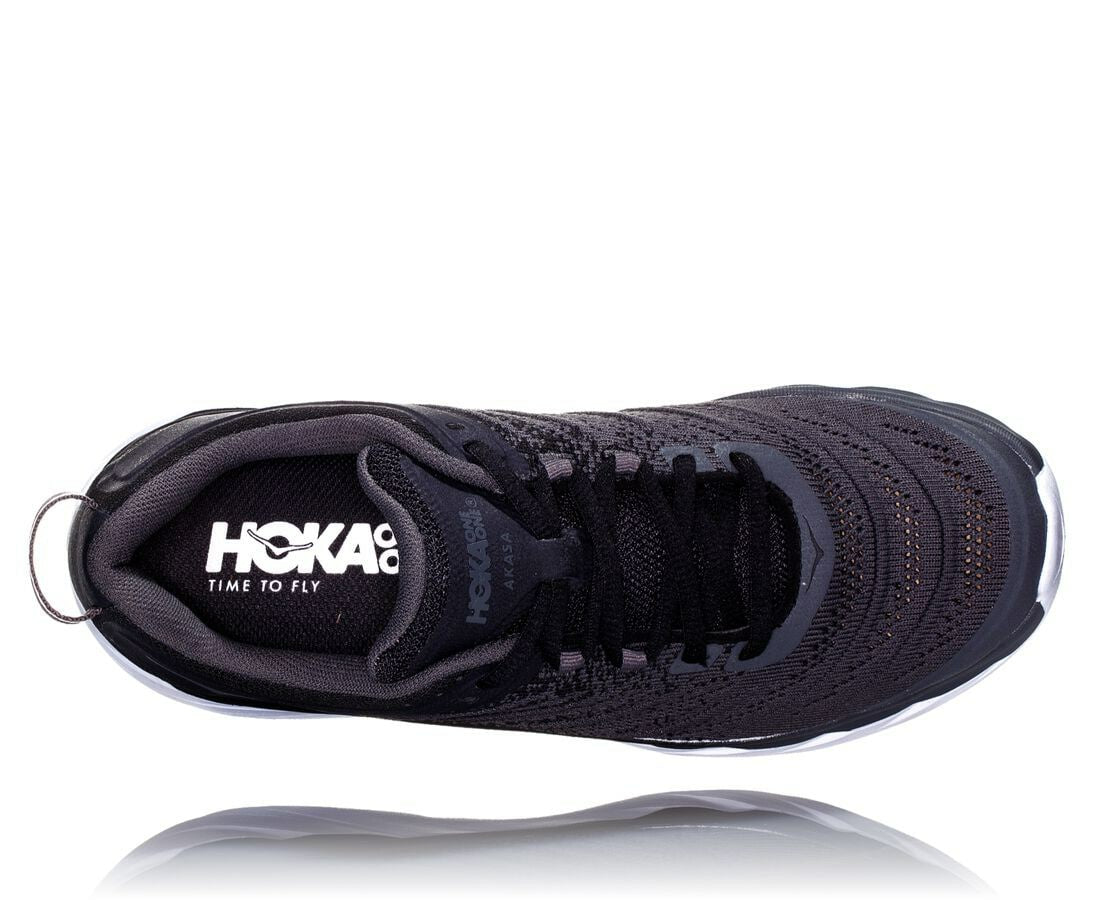 HOKA|Women's Akasa Black / Dark Shadow