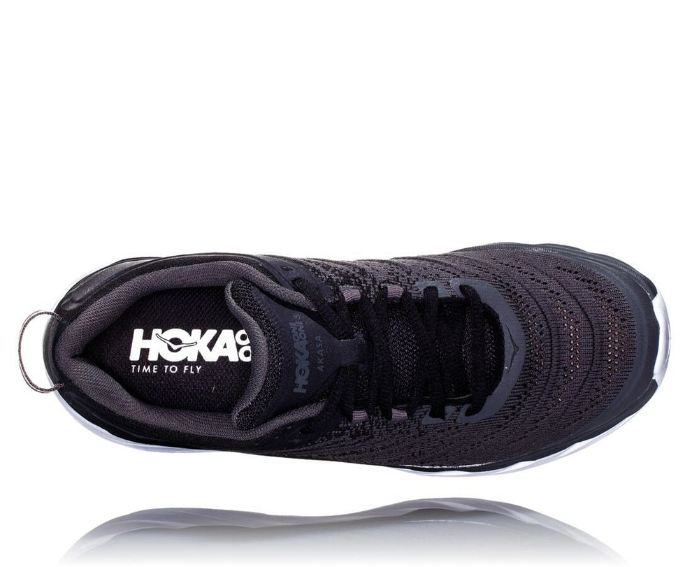 HOKA|Women's Akasa Black / Dark Shadow