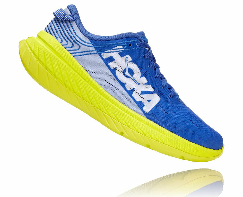 HOKA|Women's Carbon X Amparo Blue / Evening Primrose