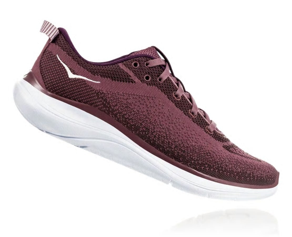 HOKA|Women's Hupana Flow Rose Brown / Deep Mahogany