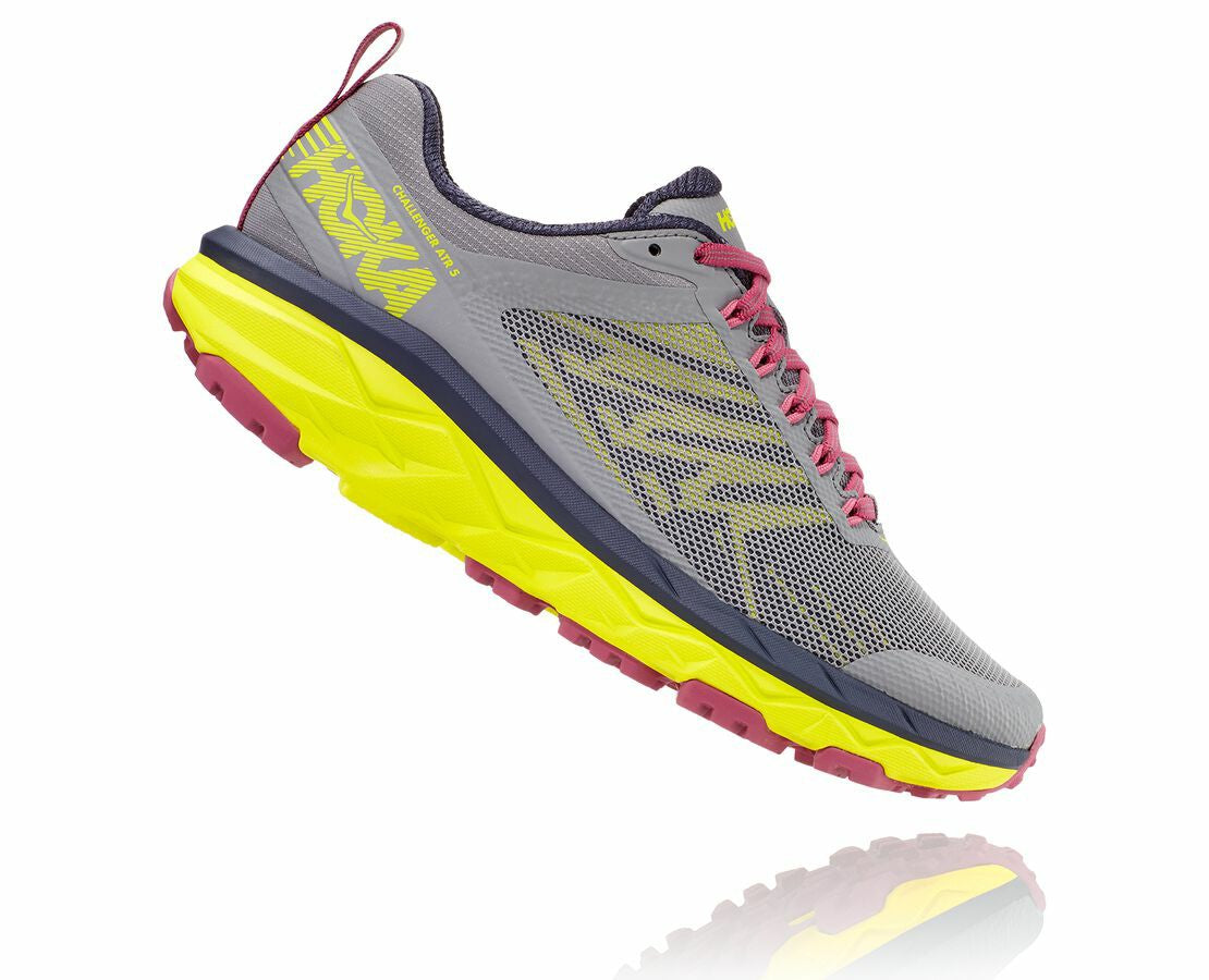 HOKA|Women's Challenger ATR 5 Frost Gray / Evening Primrose