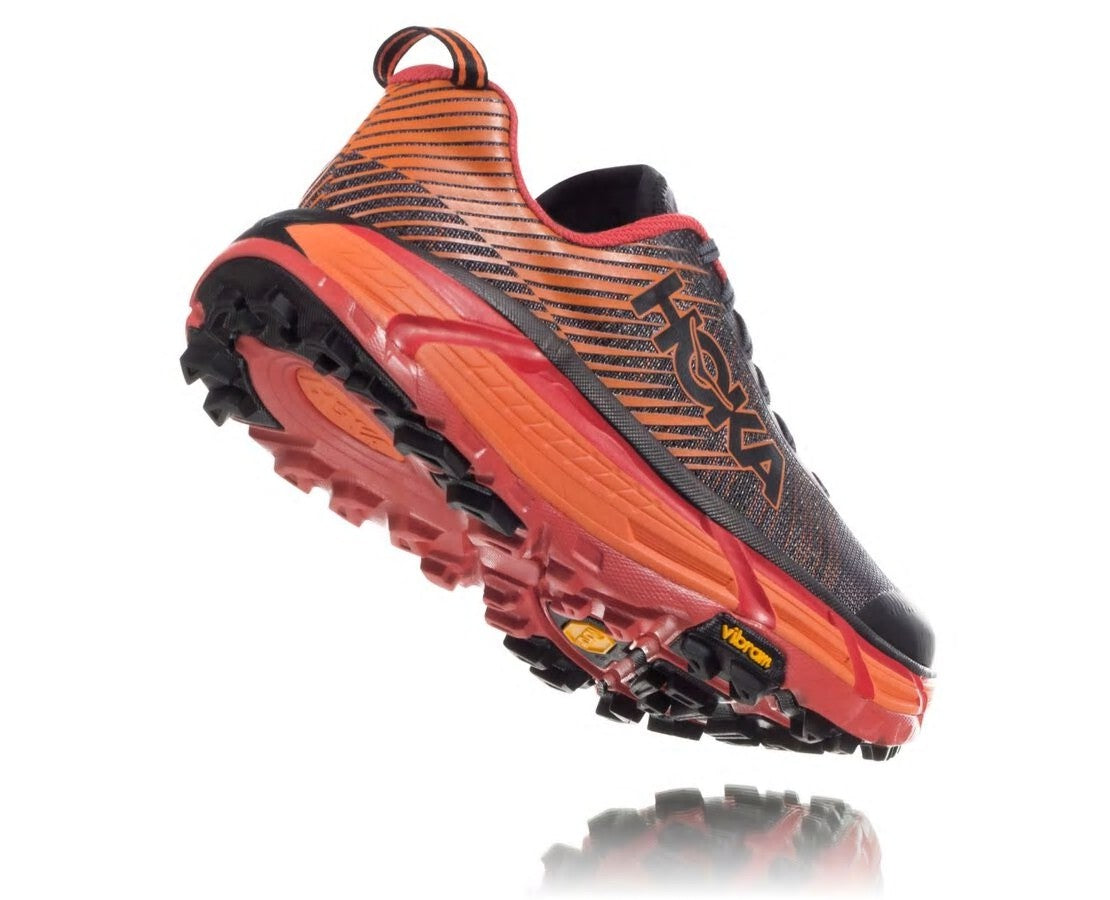 HOKA|Men's EVO Mafate 2 Black / Poppy Red