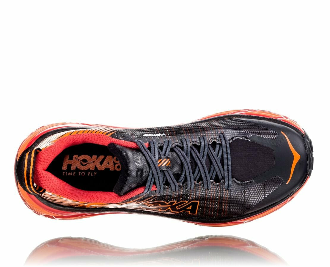 HOKA|Men's EVO Mafate 2 Black / Poppy Red
