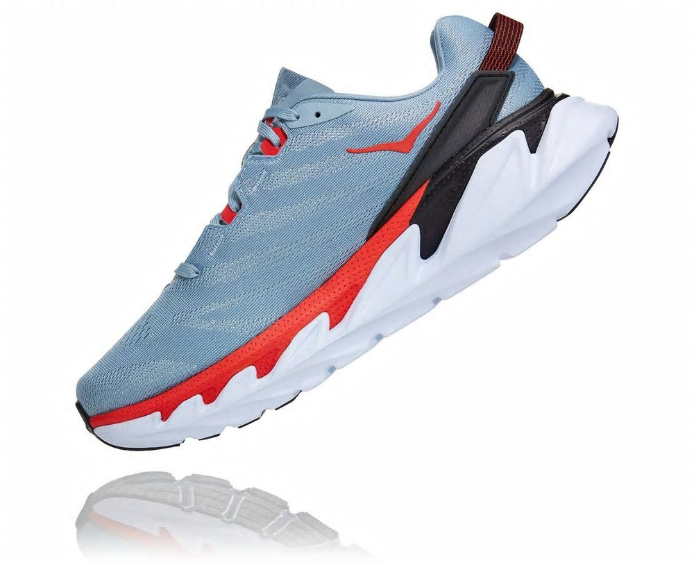 HOKA|Men's Elevon 2 Blue Fog / Fiesta