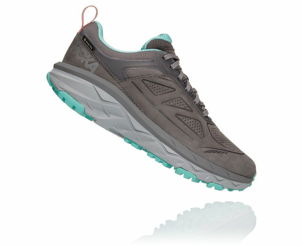 HOKA|Women's Challenger Low GORE-TEX Charcoal Gray / Wild Dove