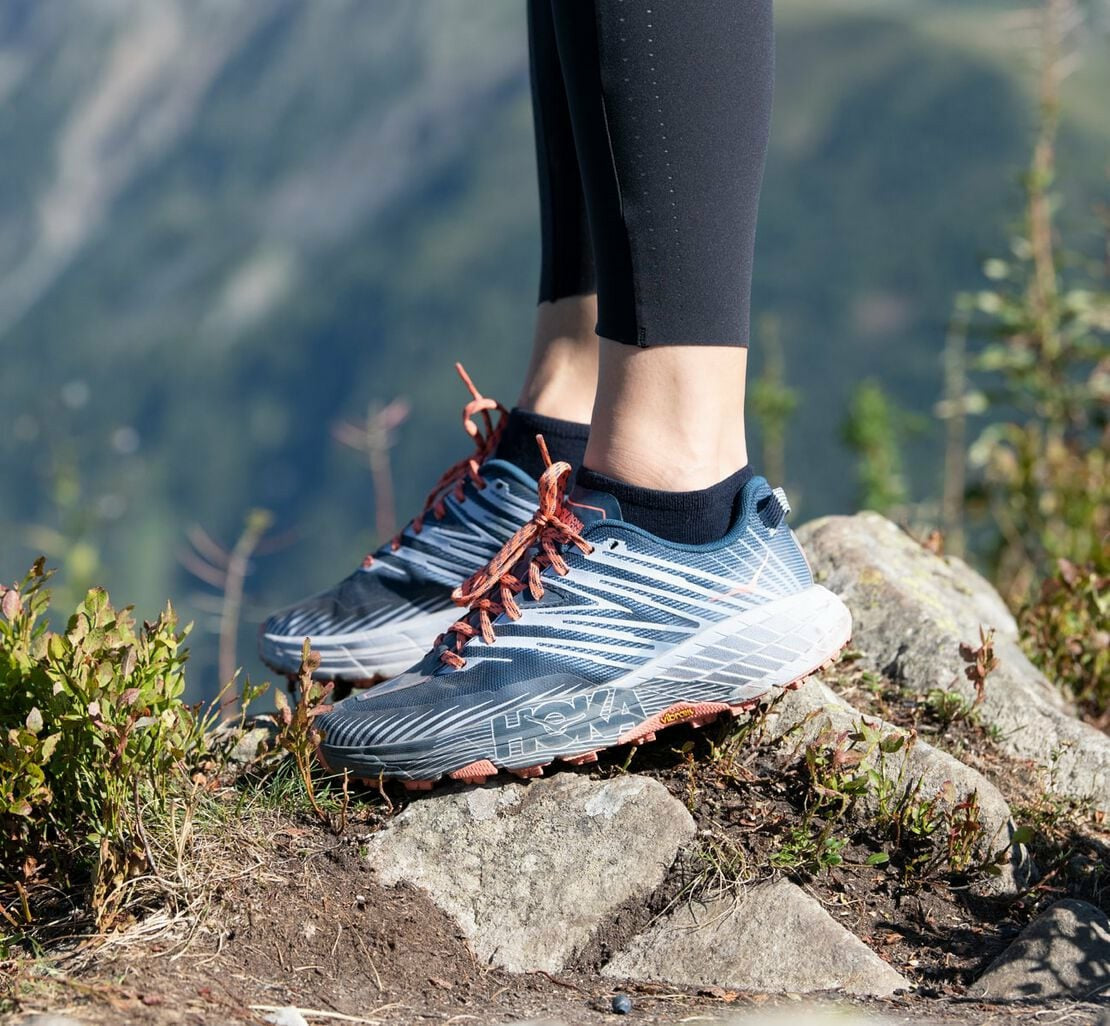 HOKA|Women's Speedgoat 4 Majolica Blue / Heather
