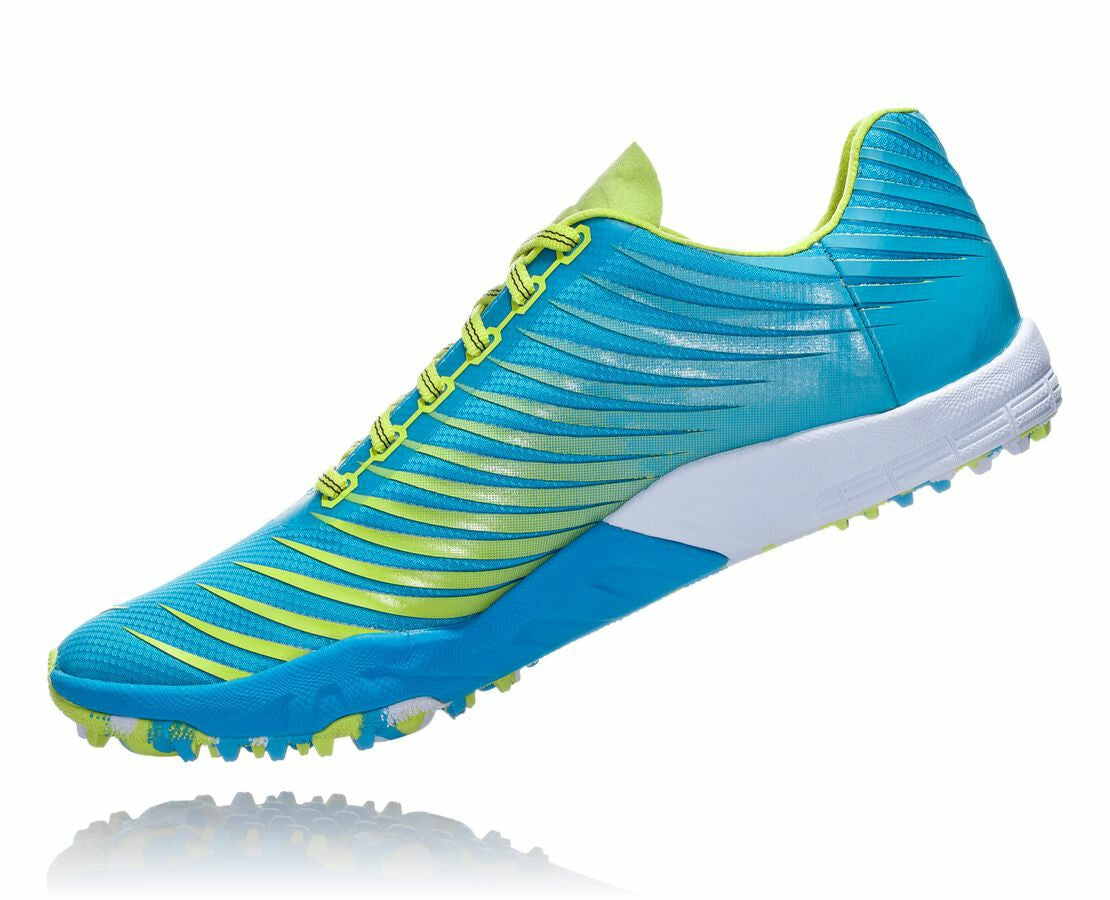 HOKA|Men's EVO XC Spikeless Cyan / Citrus
