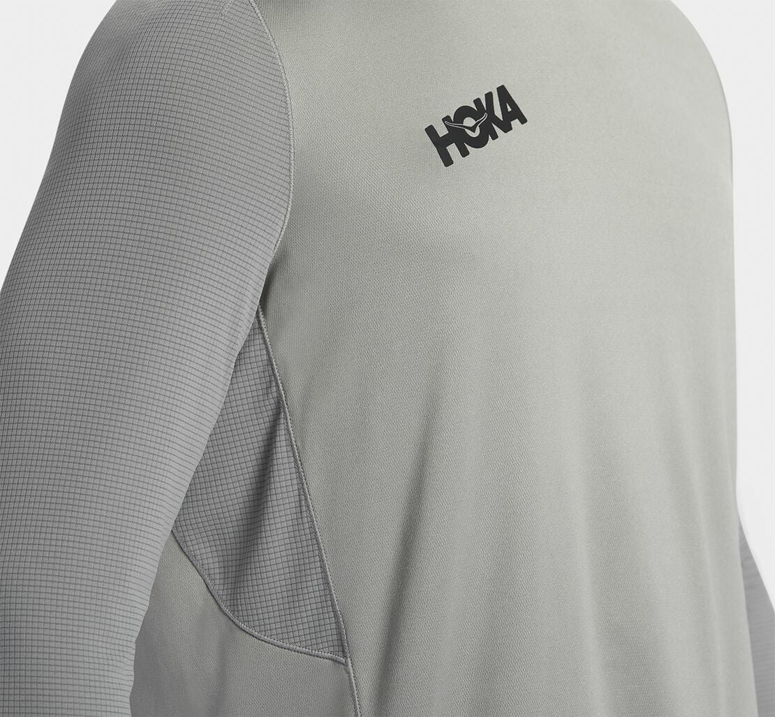 HOKA|Men's Performance Long Sleeve Wild Dove