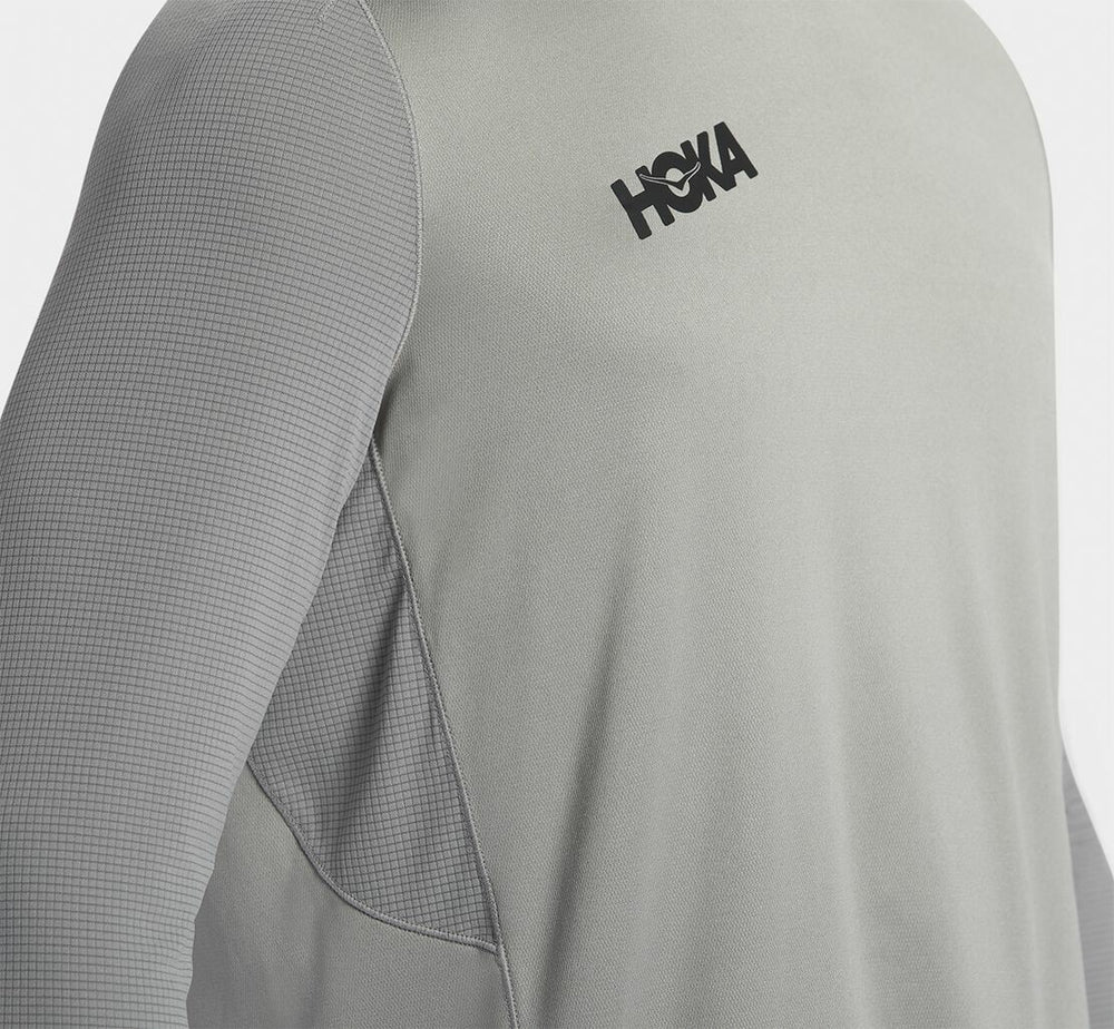 HOKA|Men's Performance Long Sleeve Wild Dove