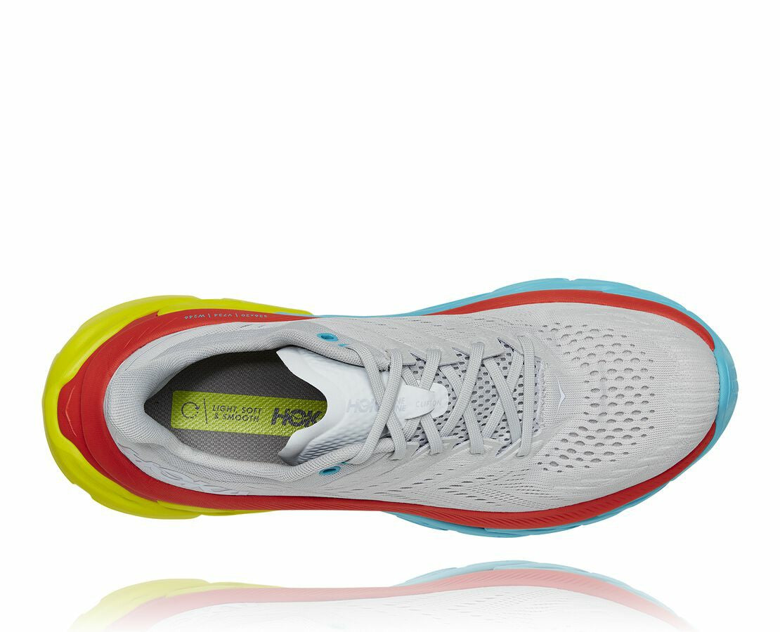 HOKA|Men's Clifton Edge Lunar Rock / White