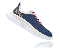 HOKA|Men's Clifton Edge Vintage Indigo / Tofu