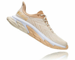 HOKA|Women's Clifton Edge Almond Milk / Beige