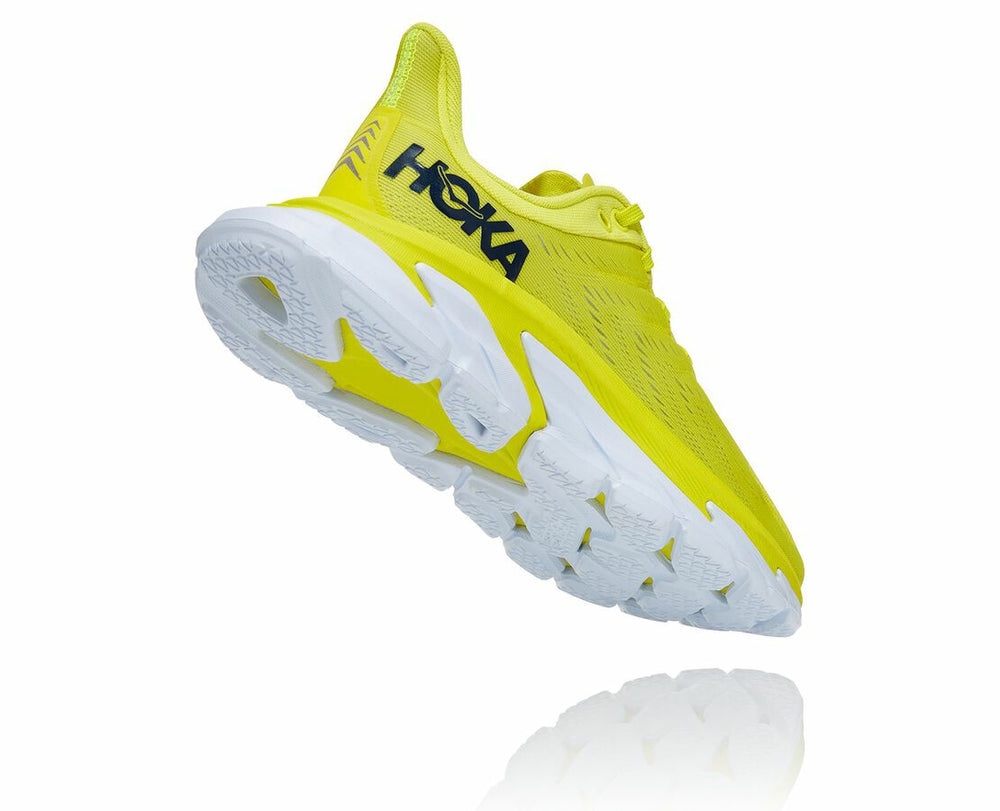 HOKA|Women's Clifton Edge Citrus / White