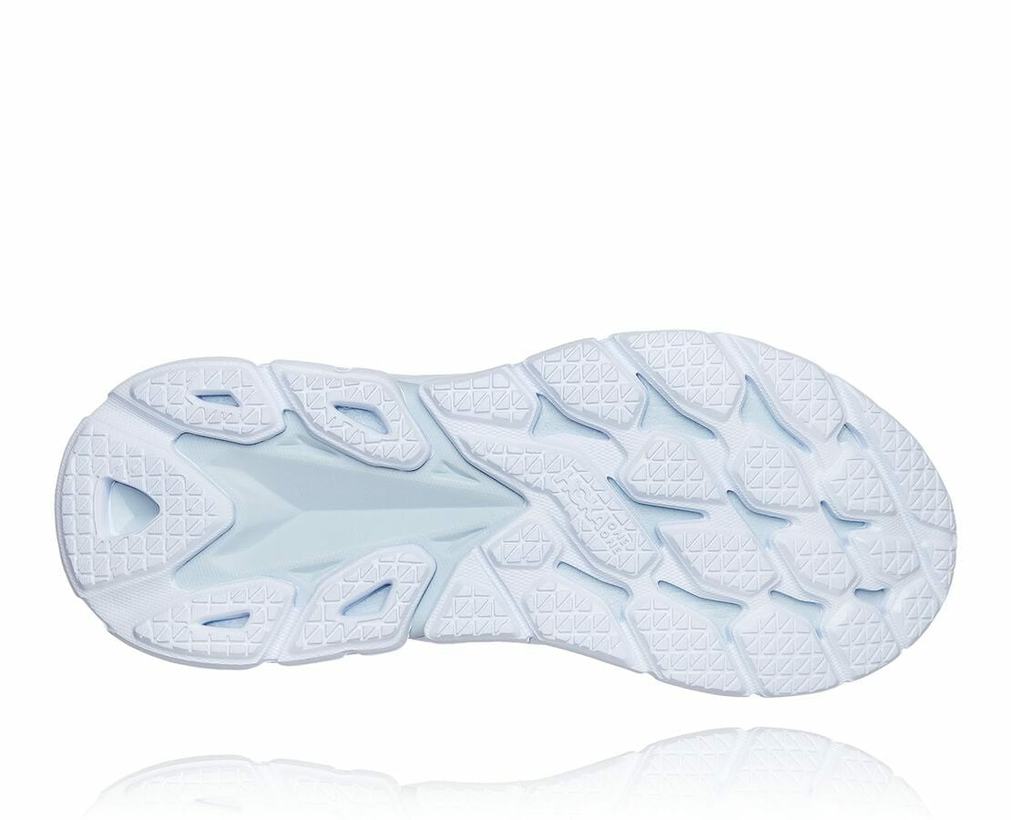 HOKA|Women's Clifton Edge Hot Coral / White