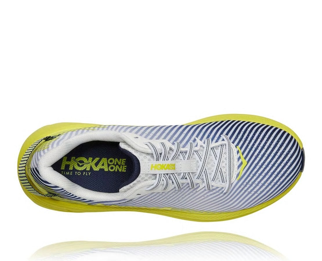 HOKA|Men's Rincon 2 Blanc De Blanc / Citrus
