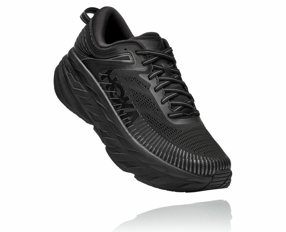HOKA|Men's Bondi 7 Black / Black