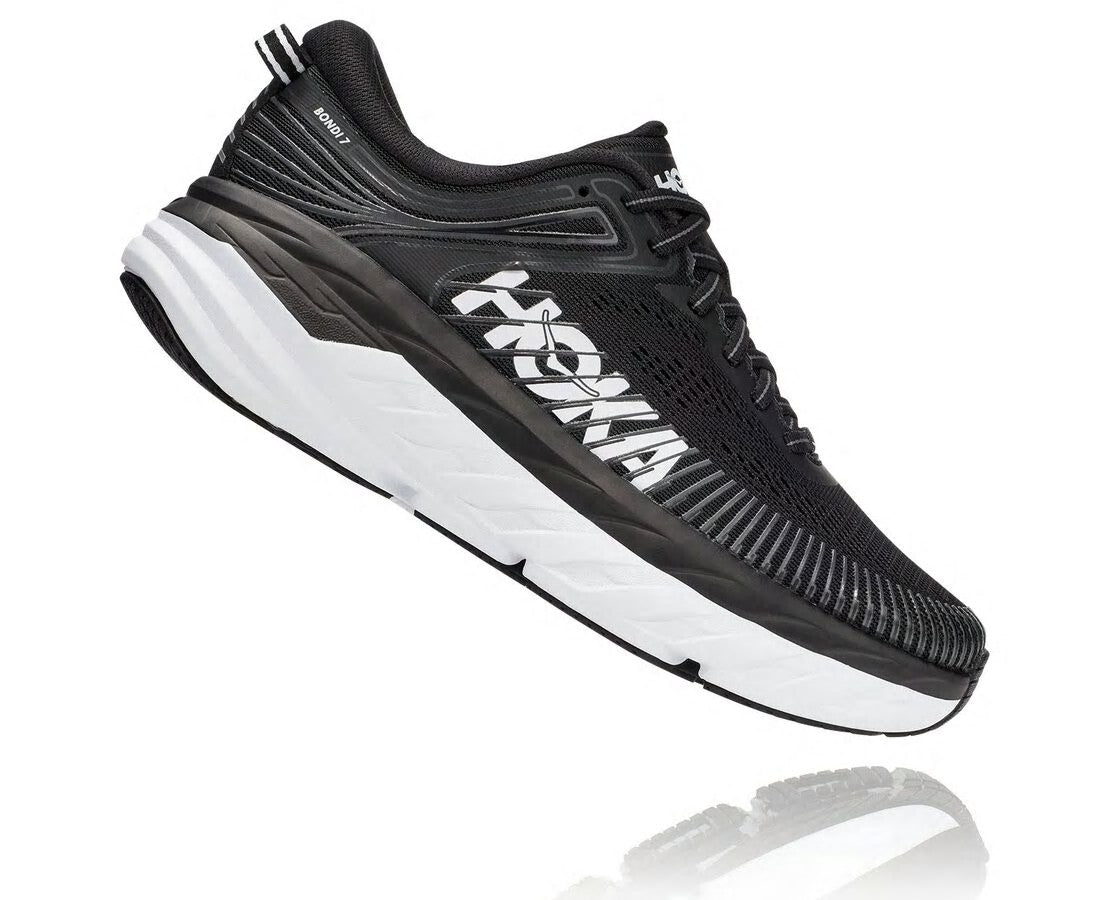 HOKA|Women's Bondi 7 Black / White