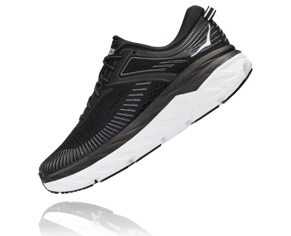HOKA|Women's Bondi 7 Black / White
