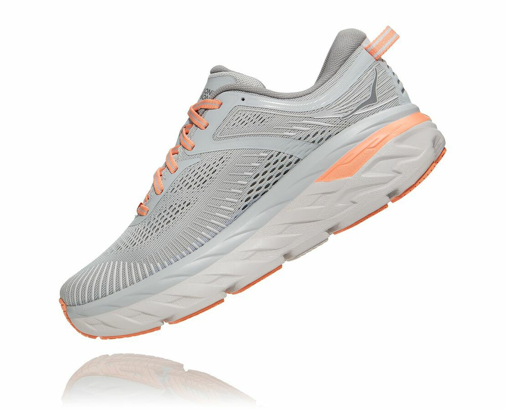 HOKA|Women's Bondi 7 Harbor Mist / Sharkskin