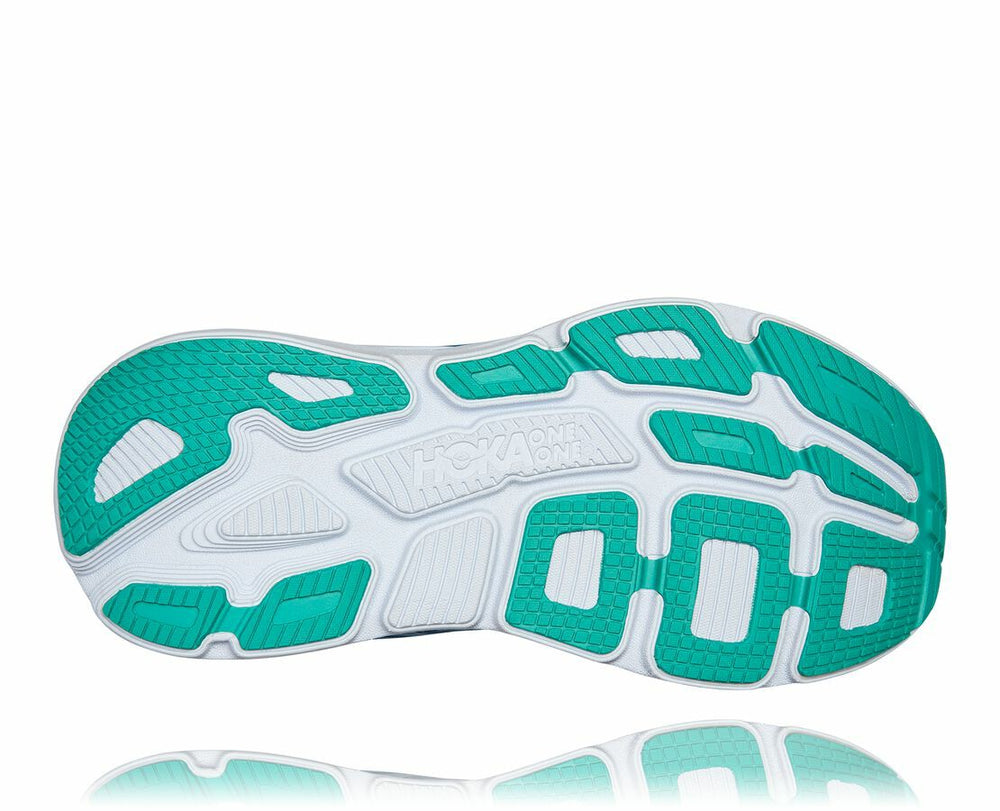 HOKA|Women's Bondi 7 Vallarta Blue / Phlox Pink