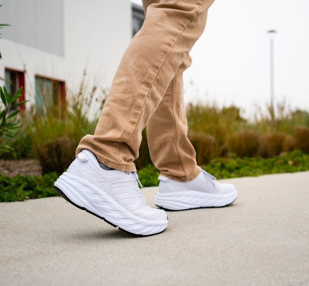 HOKA|Men's Bondi Sr White / White