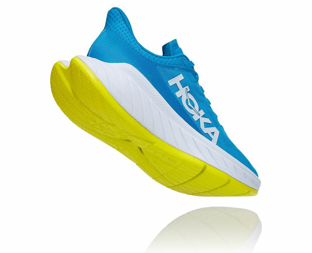 HOKA|Women's Carbon X 2 Diva Blue / Citrus