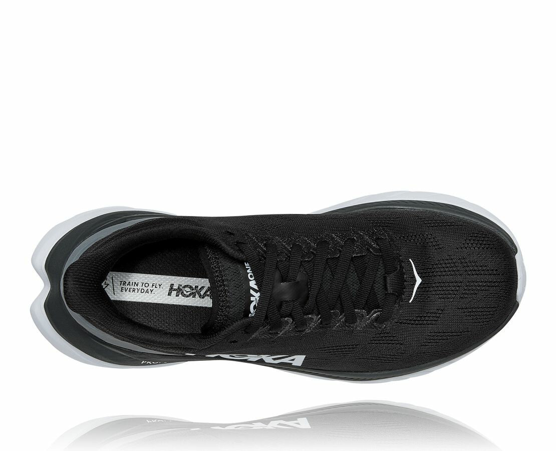 HOKA|Women's Mach 4 Black / Dark Shadow