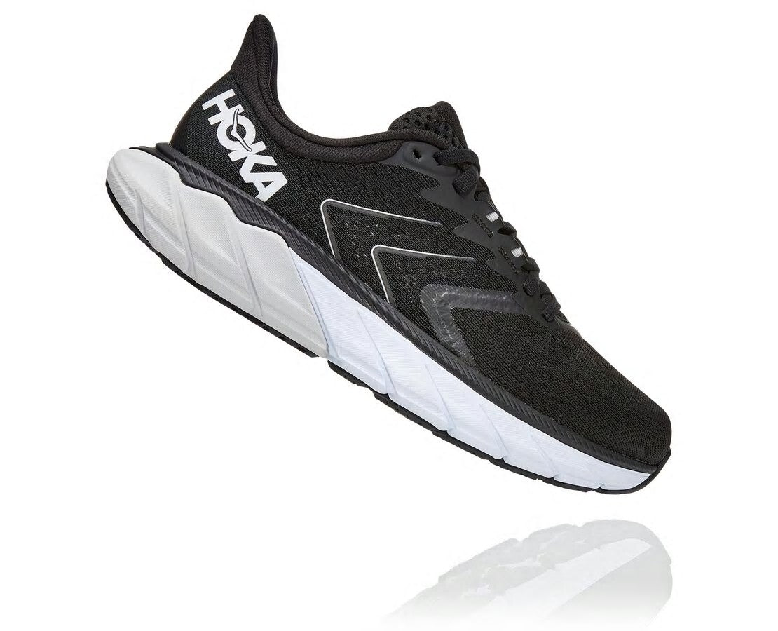 HOKA|Women's Arahi 5 Black / White