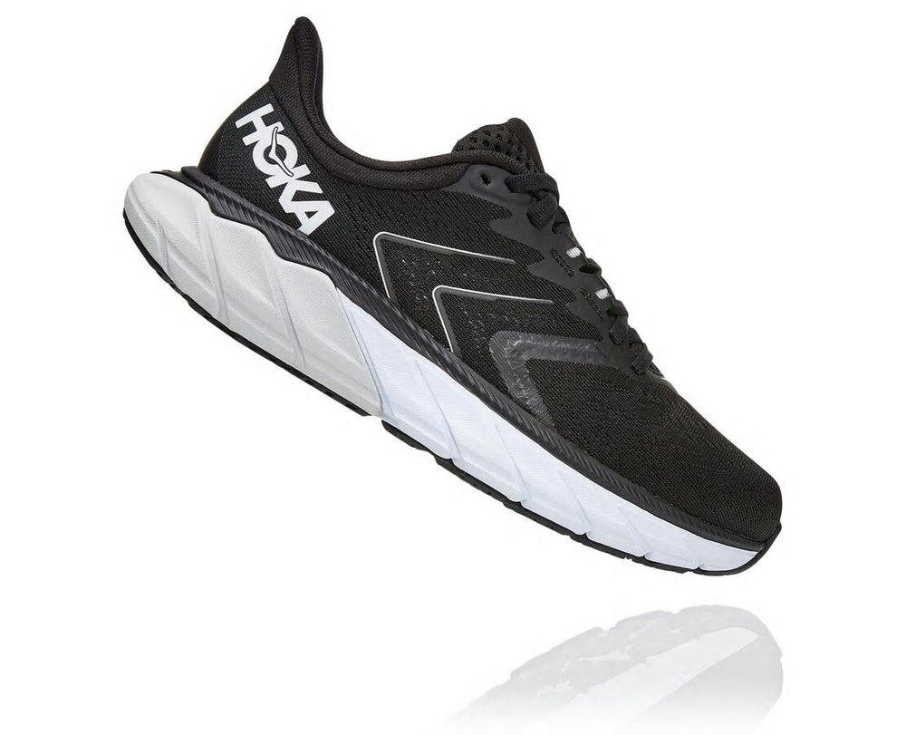 HOKA|Women's Arahi 5 Black / White